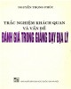 Ebook Trắc nghiệm khách quan và vấn đề đánh giá trong giảng dạy Địa lý: Phần 1 - Nguyễn Trọng Phúc