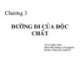 Bài giảng Độc chất học môi trường: Chương 3 - TS. Lê Quốc Tuấn