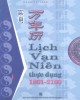 Ebook Lịch vạn niên thực dụng 1801-2100: Phần 1