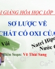 Bài giảng Hóa học 10: Sơ lược về hợp chất có oxi của Clo