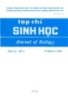 Tạp chí Sinh học: Tập 20 - Số 2 (Tháng 6 - 1998)