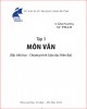 Ebook Cẩm nang sư phạm môn Văn - Tập 3 (Bậc tiểu học – Chương trình giáo dục hiện đại): Phần 1