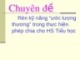 Bài giảng Chuyên đề: Rèn kỹ năng “ước lượng thương” trong thực hiện phép chia cho HS tiểu học