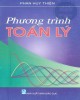 Ebook Phương trình toán lý: Phần 1 - Phan Huy Thiện