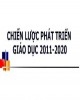 Chiến lược Phát triển giáo dục 2011 - 2020