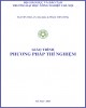 Giáo trình Phương pháp thí nghiệm: Phần 1