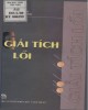 Giáo trình Giải tích lồi: Phần 1