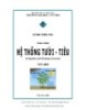 Giáo trình Hệ thống tưới tiêu - TS. Lê Anh Tuấn