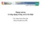 Bài giảng Mạng nơron và ứng dụng trong xử lý tín hiệu: Các mạng nơron đơn giản dùng cho phân loại mẫu - Nguyễn Công Phương