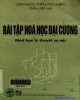 Ebook Bài tập hóa Hóa học đại cương - Hóa học lý thuyết cơ sở  (Tái bản lần thứ 3): Phần 2