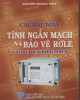 Ebook Các bài toán tính ngắn mạch và bảo vệ rơle trong hệ thống điện: Phần 1