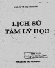 Ebook Lịch sử tâm lý học - PGS.TS. Võ Thị Minh Chí