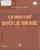 Ebook Sự hạn chế quyền lực nhà nước: Phần 2